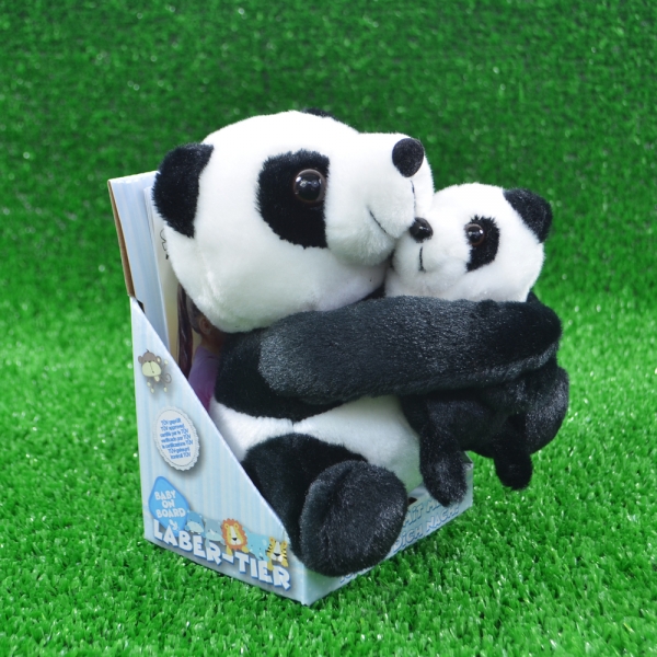 Kögler Laber-Panda mit Baby, "Yuna und Bo", inkl. Batterien